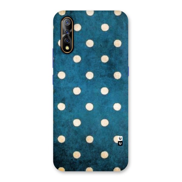 Classic Blue Polka Back Case for Vivo S1