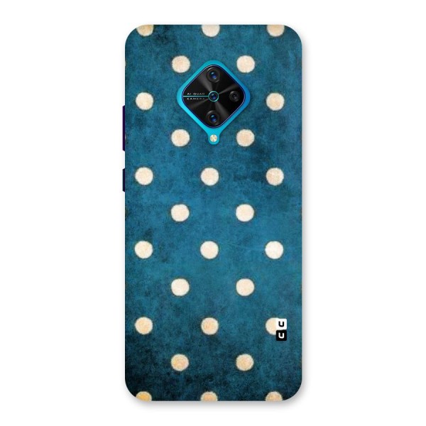 Classic Blue Polka Back Case for Vivo S1 Pro