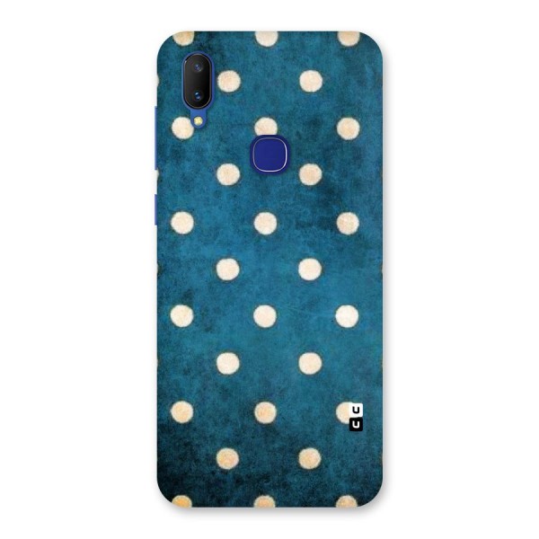 Classic Blue Polka Back Case for Vivo V11