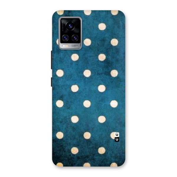 Classic Blue Polka Back Case for Vivo V20 Pro