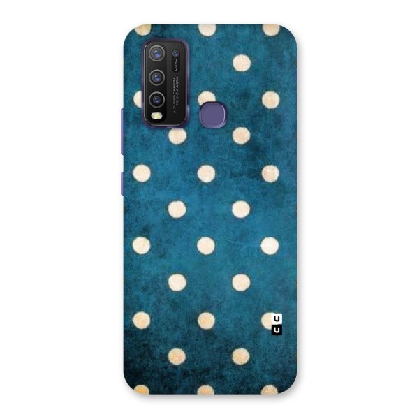 Classic Blue Polka Back Case for Vivo Y30