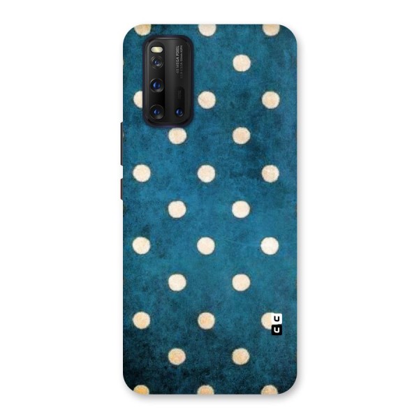 Classic Blue Polka Back Case for Vivo iQOO 3