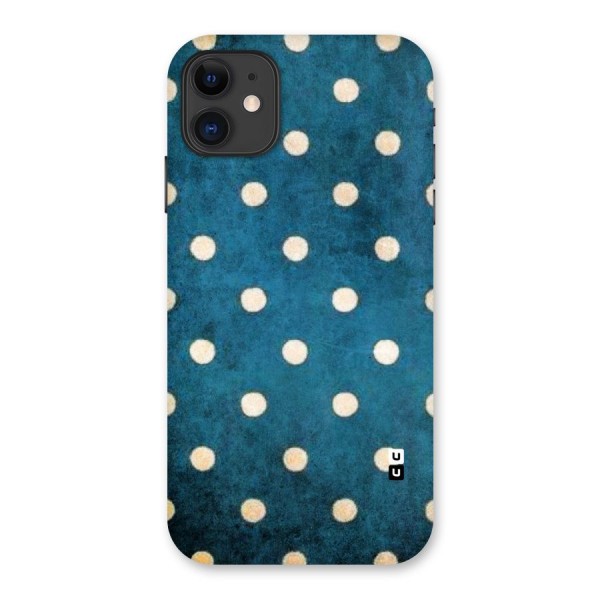 Classic Blue Polka Back Case for iPhone 11