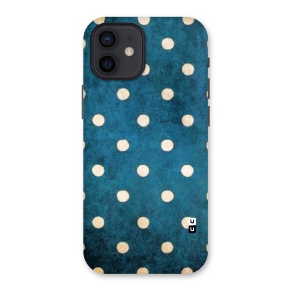 Classic Blue Polka Back Case for iPhone 12