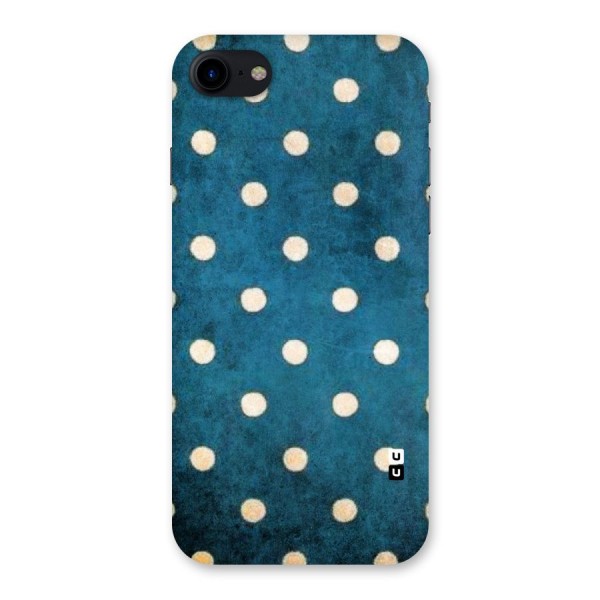 Classic Blue Polka Back Case for iPhone SE 2020