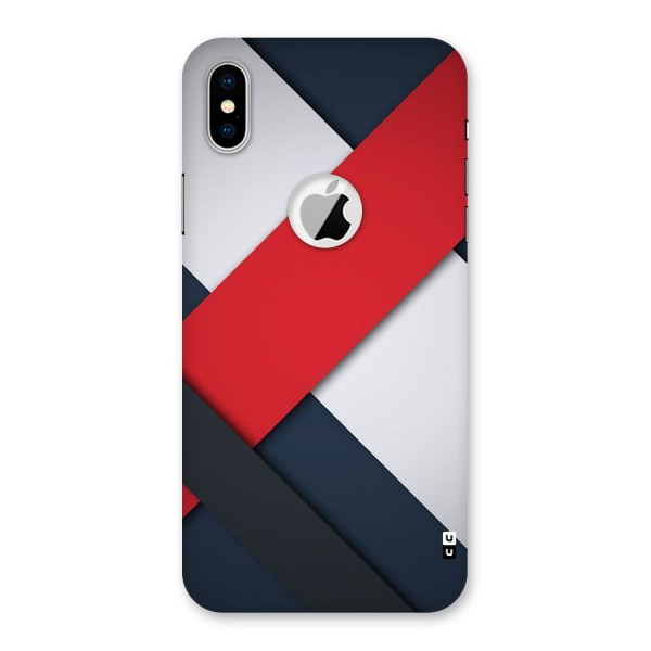 Classic Bold Back Case for iPhone XS Logo Cut