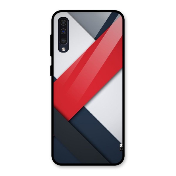 Classic Bold Glass Back Case for Galaxy A50s