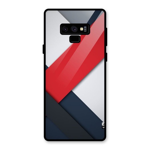 Classic Bold Glass Back Case for Galaxy Note 9