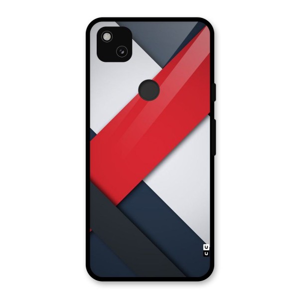 Classic Bold Glass Back Case for Google Pixel 4a