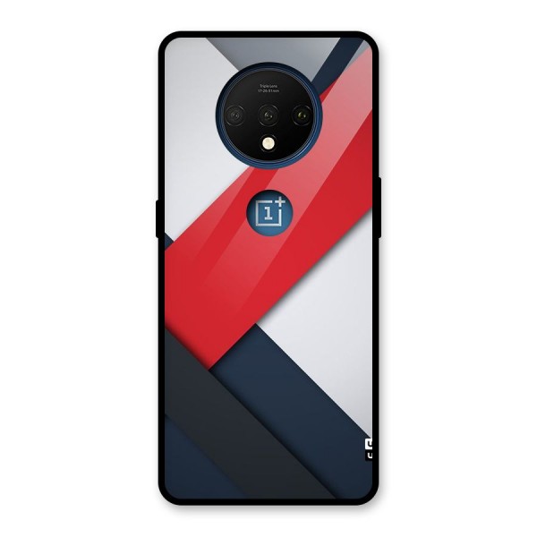Classic Bold Glass Back Case for OnePlus 7T
