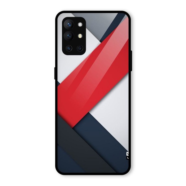 Classic Bold Glass Back Case for OnePlus 9R