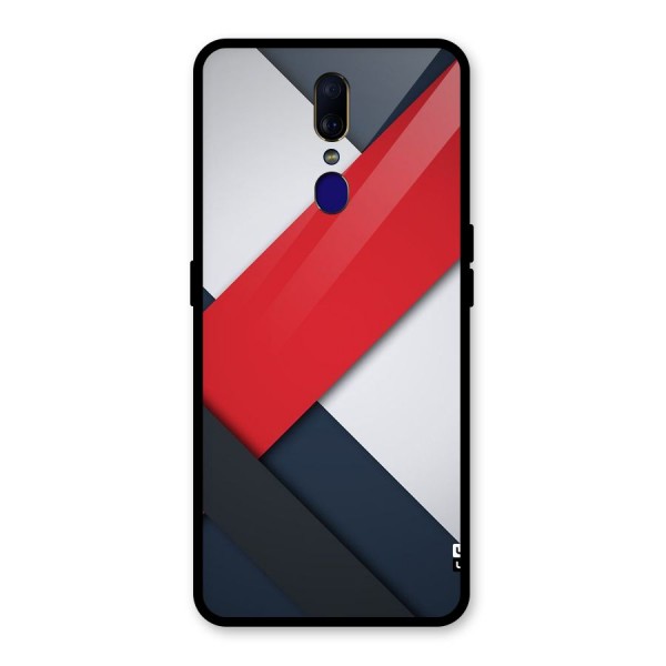 Classic Bold Glass Back Case for Oppo F11