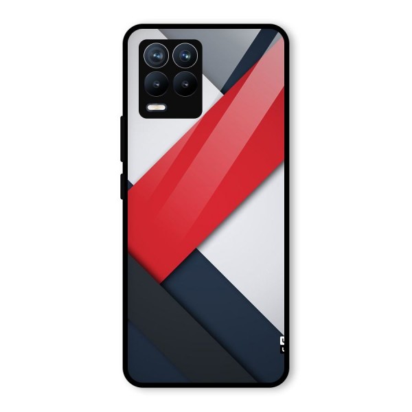 Classic Bold Glass Back Case for Realme 8