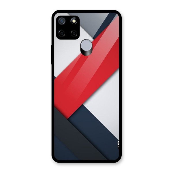 Classic Bold Glass Back Case for Realme C12