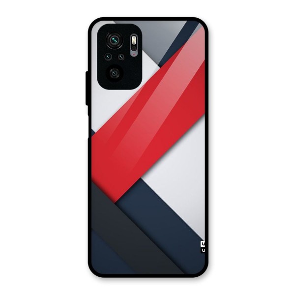 Classic Bold Glass Back Case for Redmi Note 10