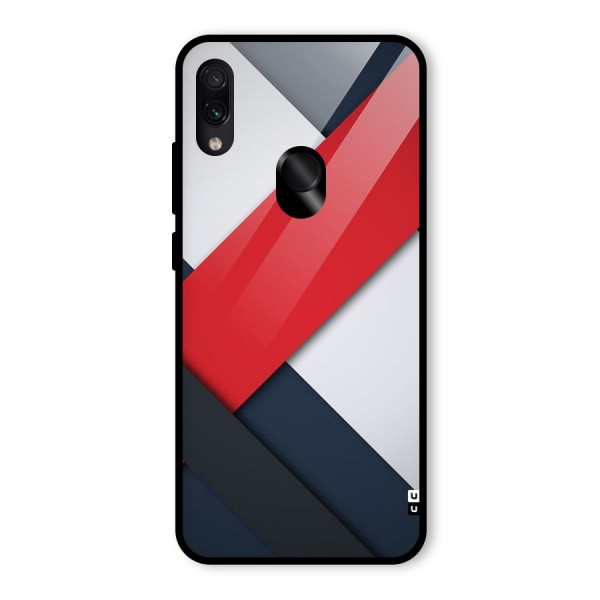 Classic Bold Glass Back Case for Redmi Note 7