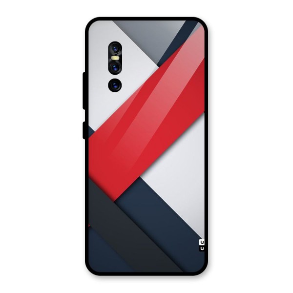 Classic Bold Glass Back Case for Vivo V15 Pro