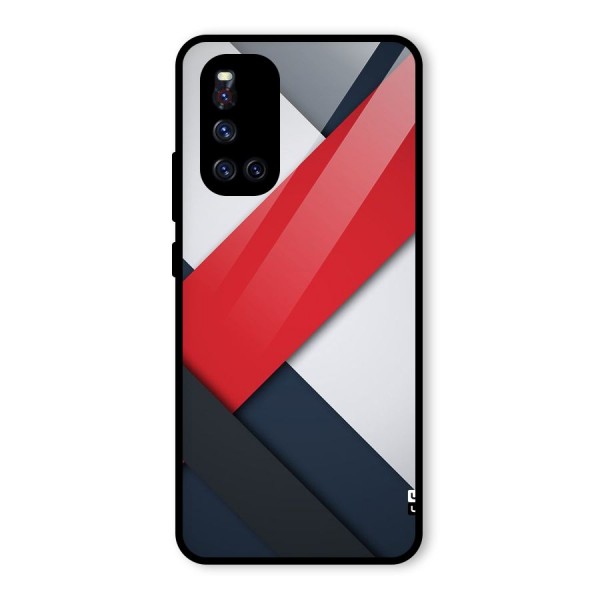 Classic Bold Glass Back Case for Vivo V19