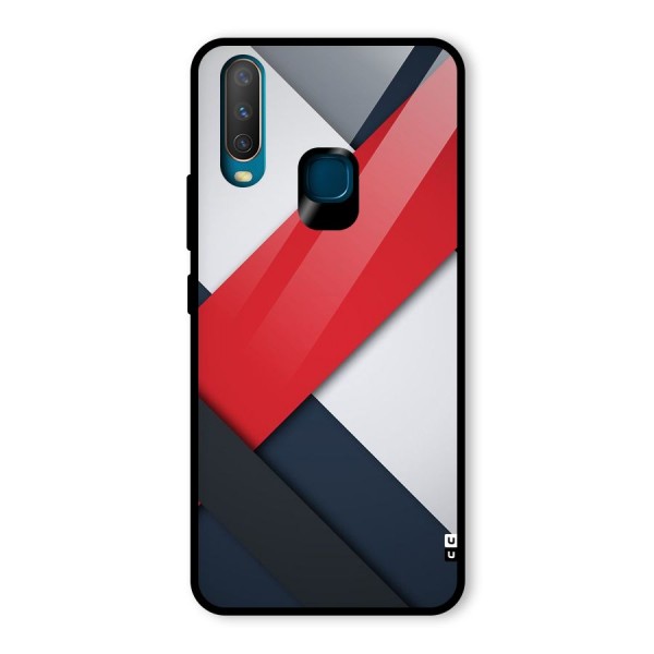 Classic Bold Glass Back Case for Vivo Y12