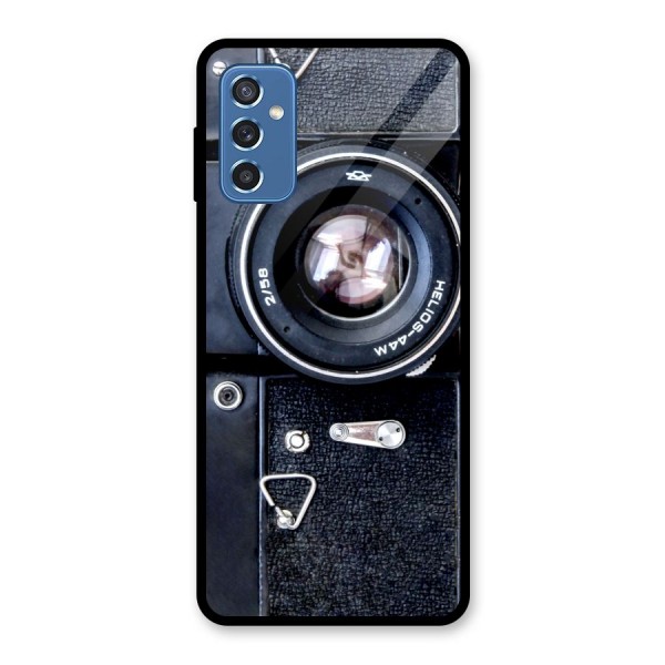 Classic Camera Glass Back Case for Galaxy M52 5G