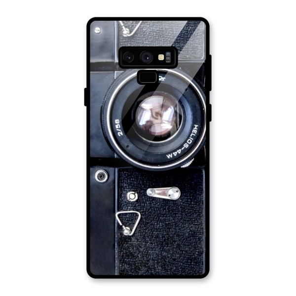 Classic Camera Glass Back Case for Galaxy Note 9