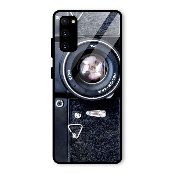 Classic Camera Glass Back Case for Galaxy S20 FE 5G