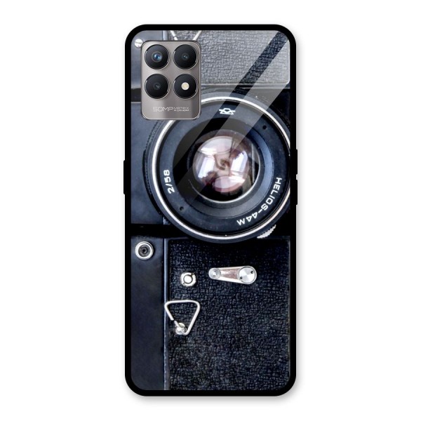 Classic Camera Glass Back Case for Realme 8i