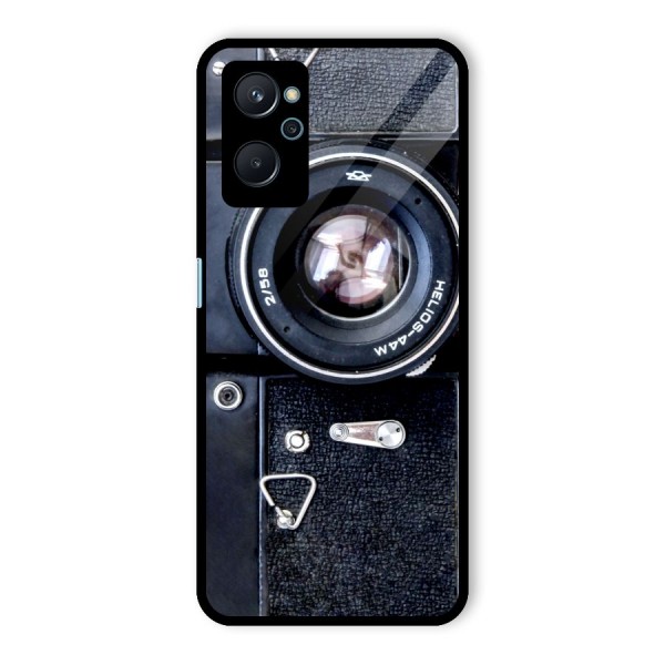 Classic Camera Glass Back Case for Realme 9i