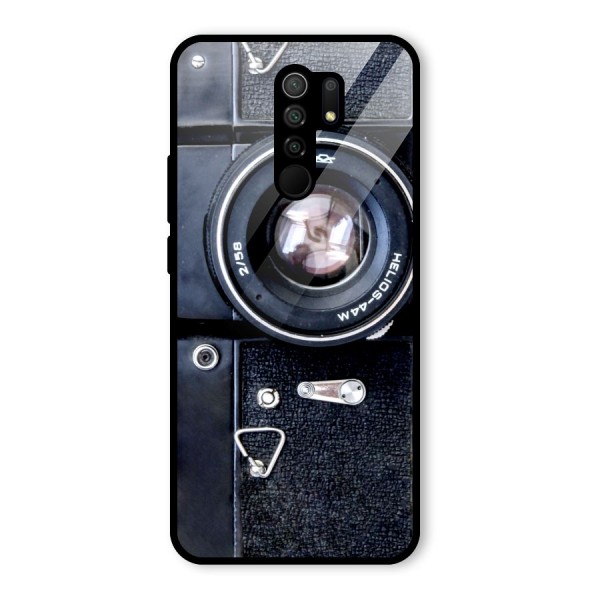 Classic Camera Glass Back Case for Redmi 9 Prime