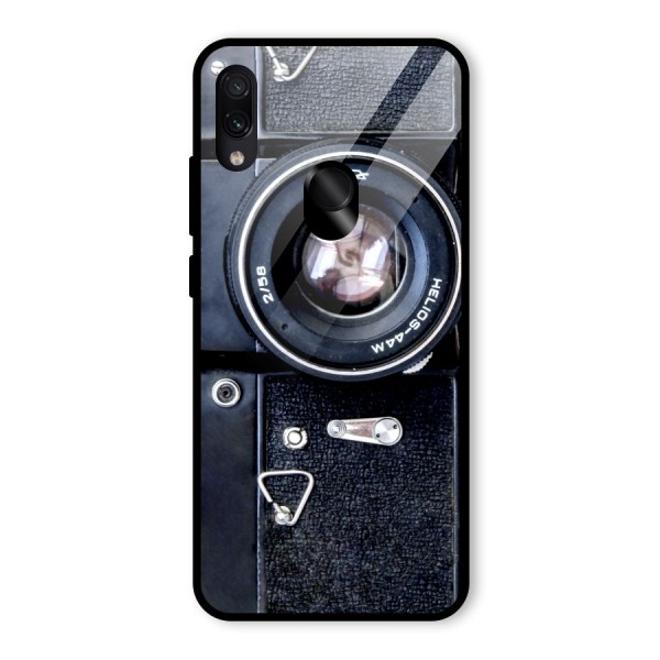 Classic Camera Glass Back Case for Redmi Note 7