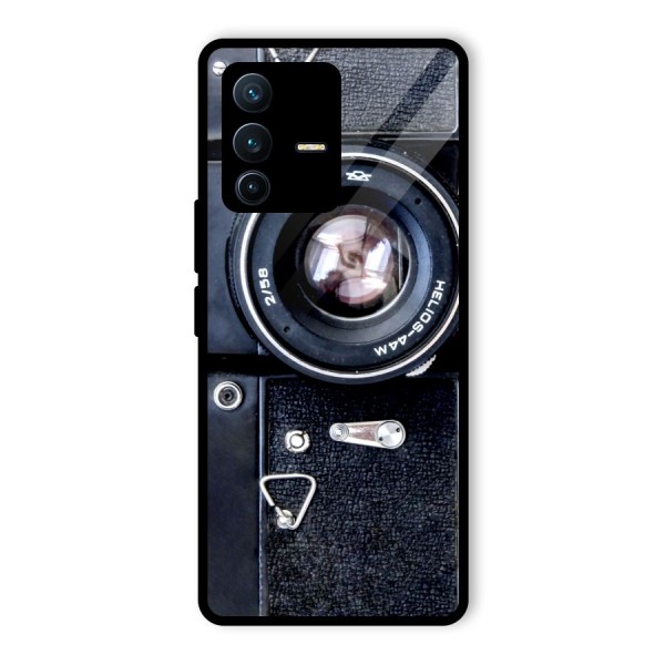 Classic Camera Glass Back Case for Vivo V23 Pro