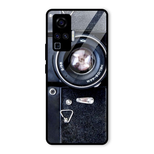 Classic Camera Glass Back Case for Vivo X50 Pro