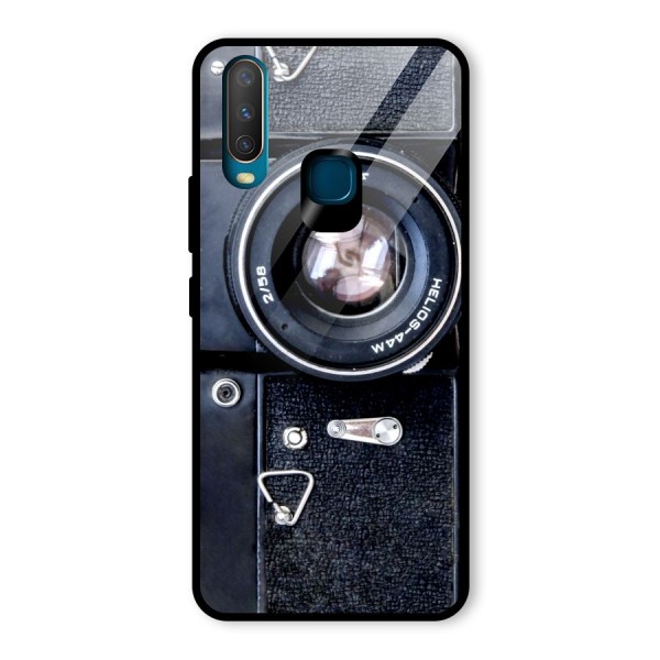 Classic Camera Glass Back Case for Vivo Y12