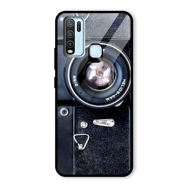 Classic Camera Glass Back Case for Vivo Y30