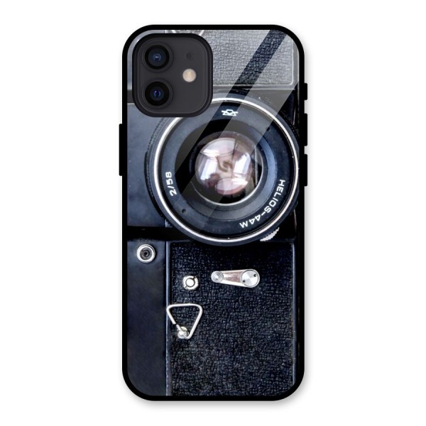 Classic Camera Glass Back Case for iPhone 12