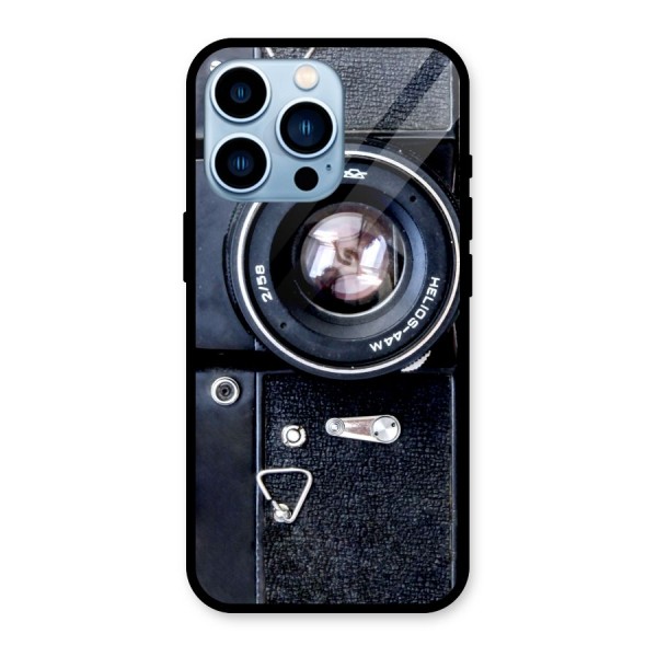 Classic Camera Glass Back Case for iPhone 13 Pro