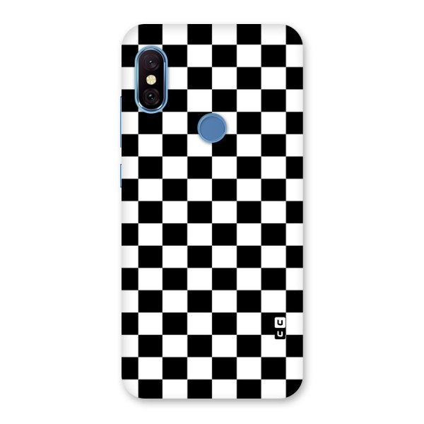 Classic Check Back Case for Redmi Note 6 Pro