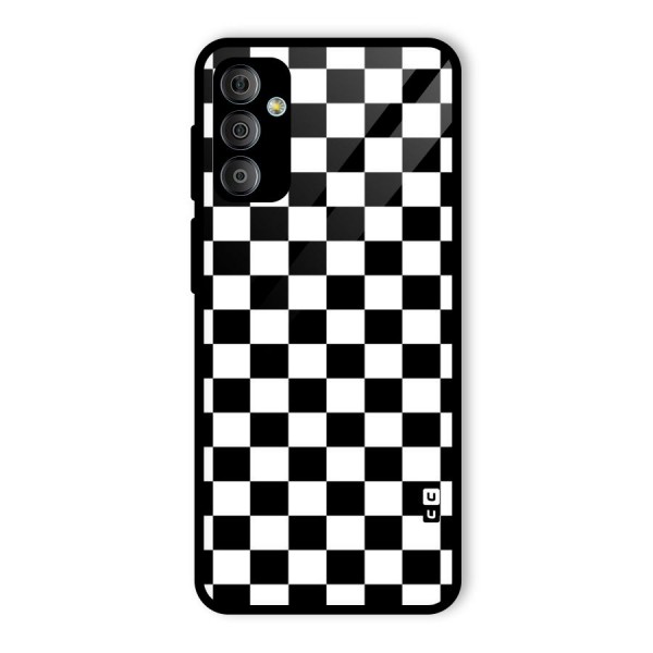 Classic Check Glass Back Case for Galaxy F23