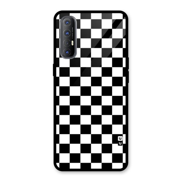 Classic Check Glass Back Case for Oppo Reno3 Pro