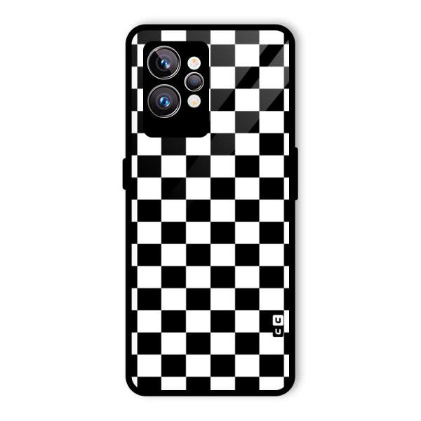 Classic Check Glass Back Case for Realme GT2 Pro