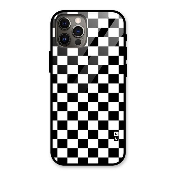 Classic Check Glass Back Case for iPhone 12 Pro