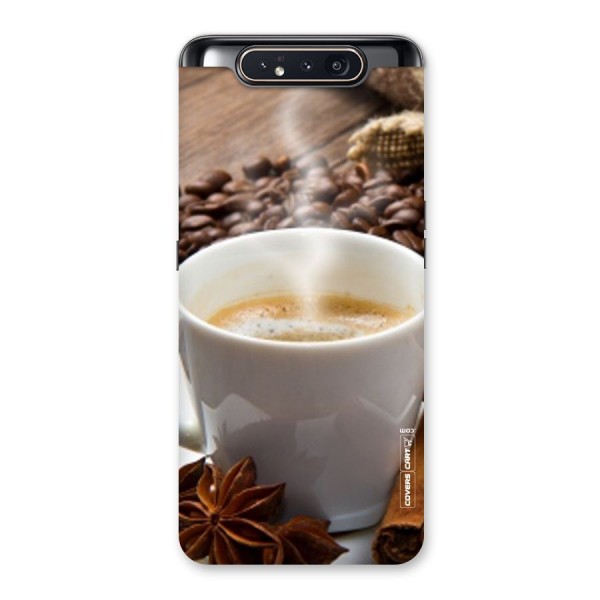 Classic Coffee Beans Back Case for Galaxy A80