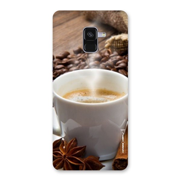 Classic Coffee Beans Back Case for Galaxy A8 Plus