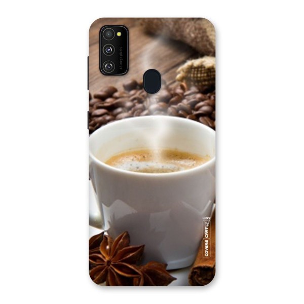 Classic Coffee Beans Back Case for Galaxy M21