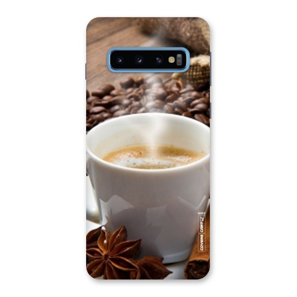 Classic Coffee Beans Back Case for Galaxy S10