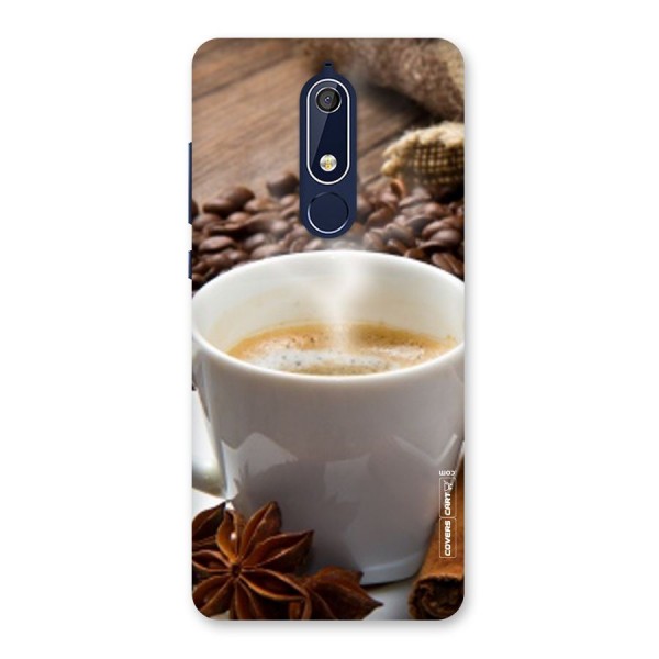 Classic Coffee Beans Back Case for Nokia 5.1