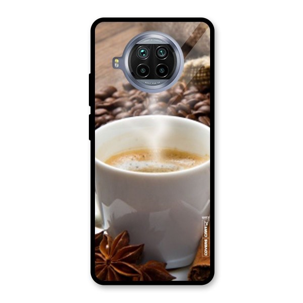 Classic Coffee Beans Glass Back Case for Mi 10i