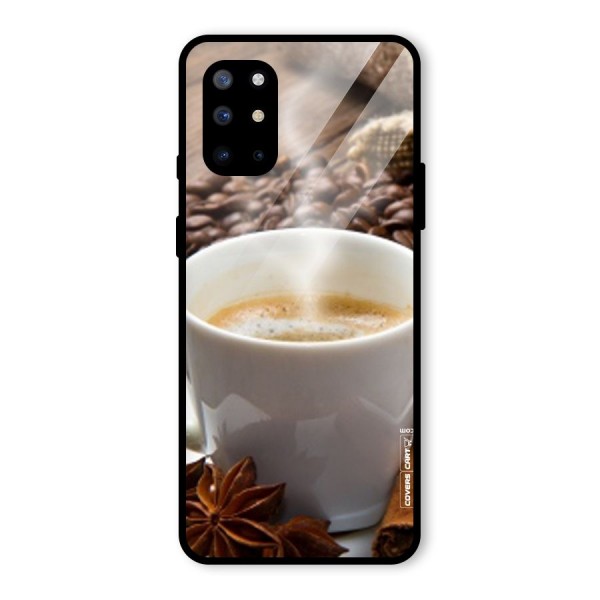 Classic Coffee Beans Glass Back Case for OnePlus 8T