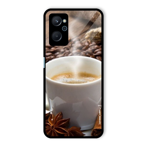 Classic Coffee Beans Glass Back Case for Realme 9i