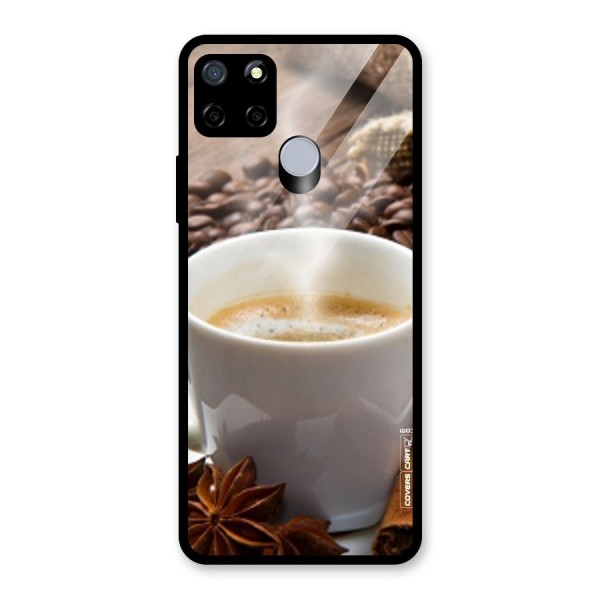 Classic Coffee Beans Glass Back Case for Realme C15